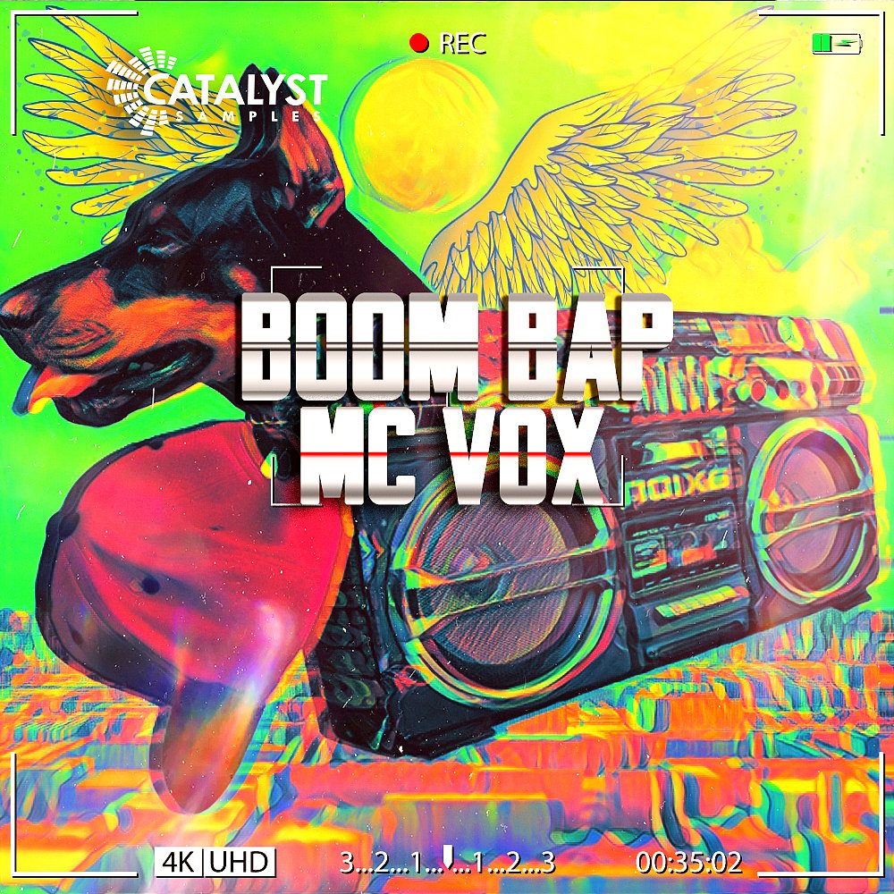 Boom Bap MC Vox sample pack artwork