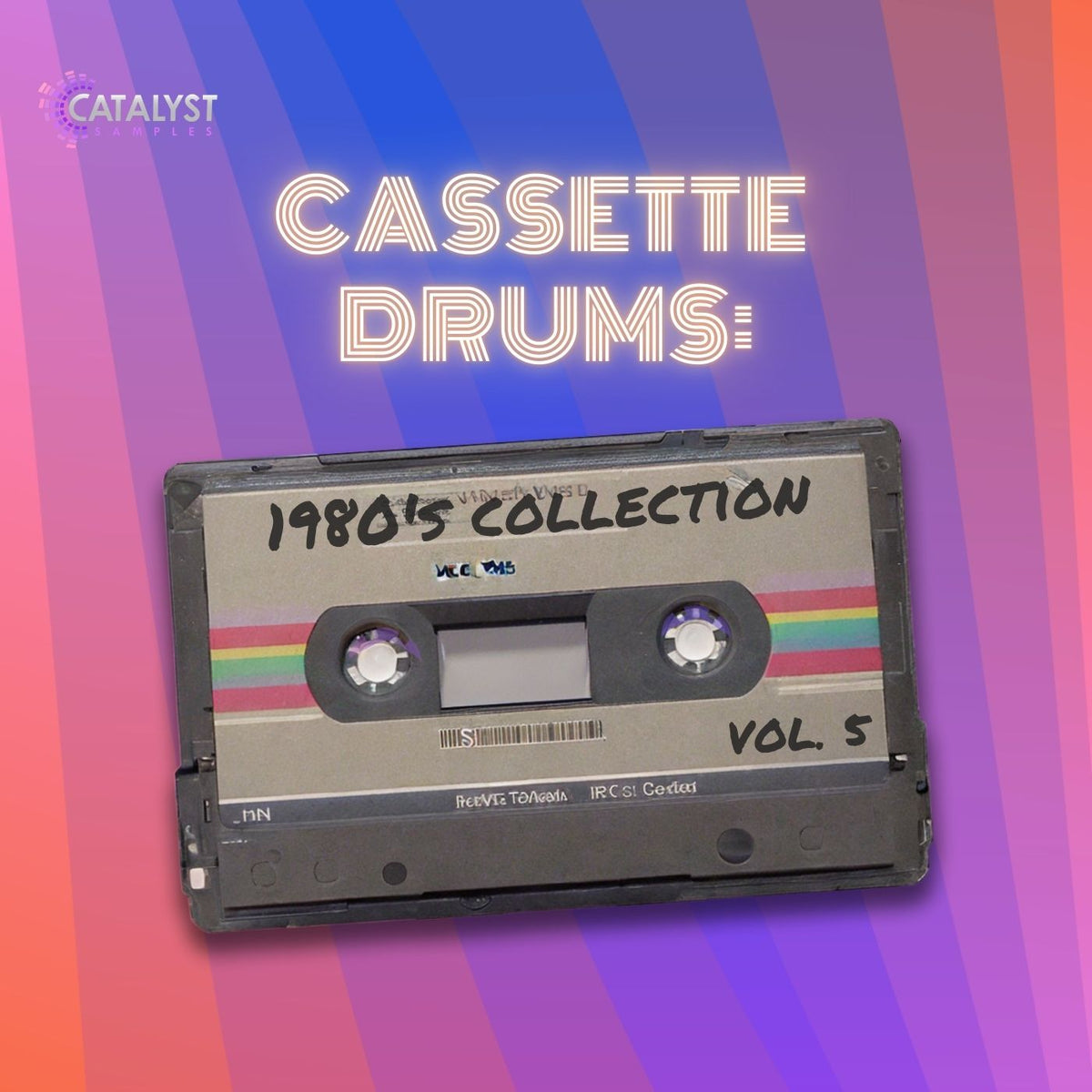 Cassette Drums: 1980's Collection Vol 5 sample pack artwork