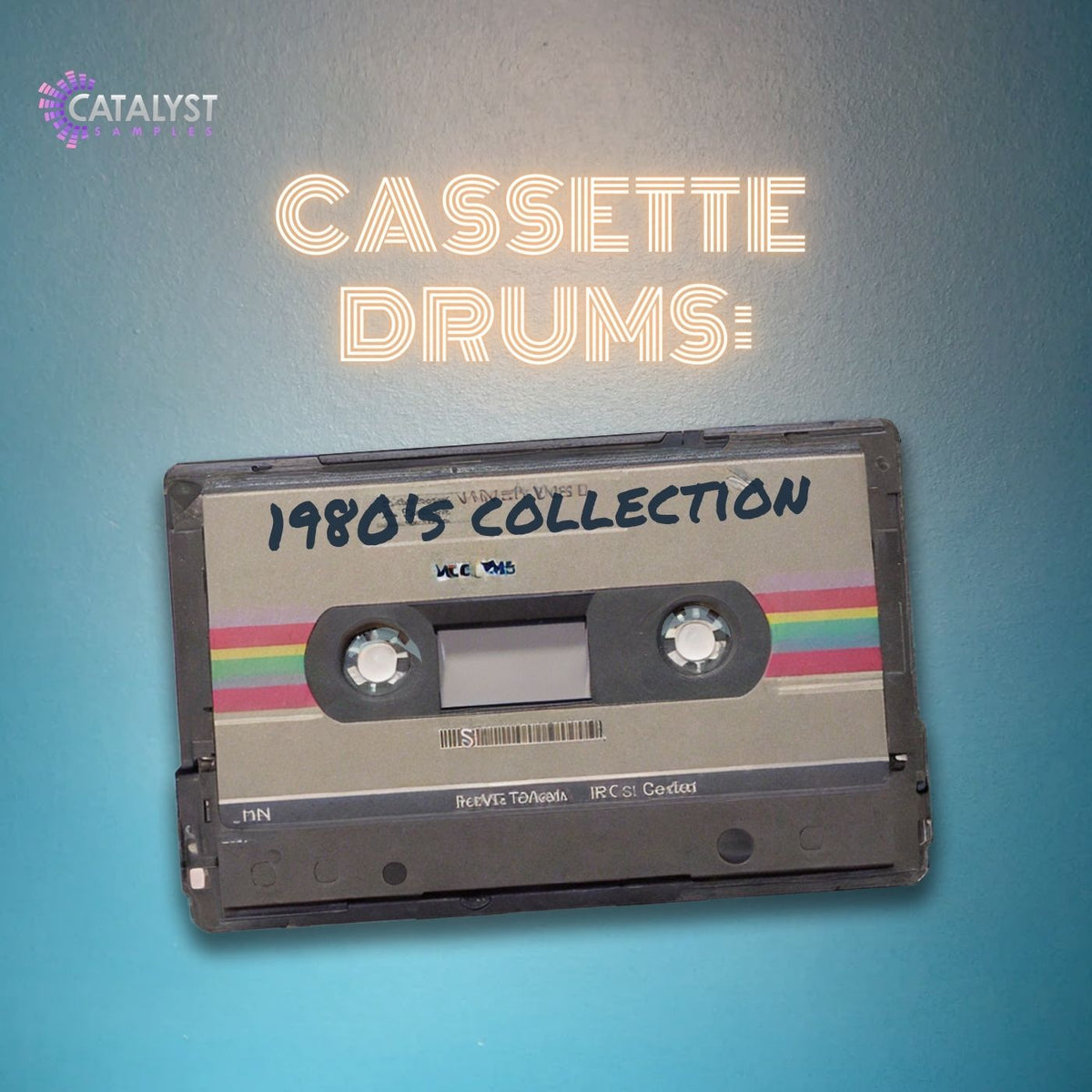 Cassette Drums: 1980's Collection sample pack artwork