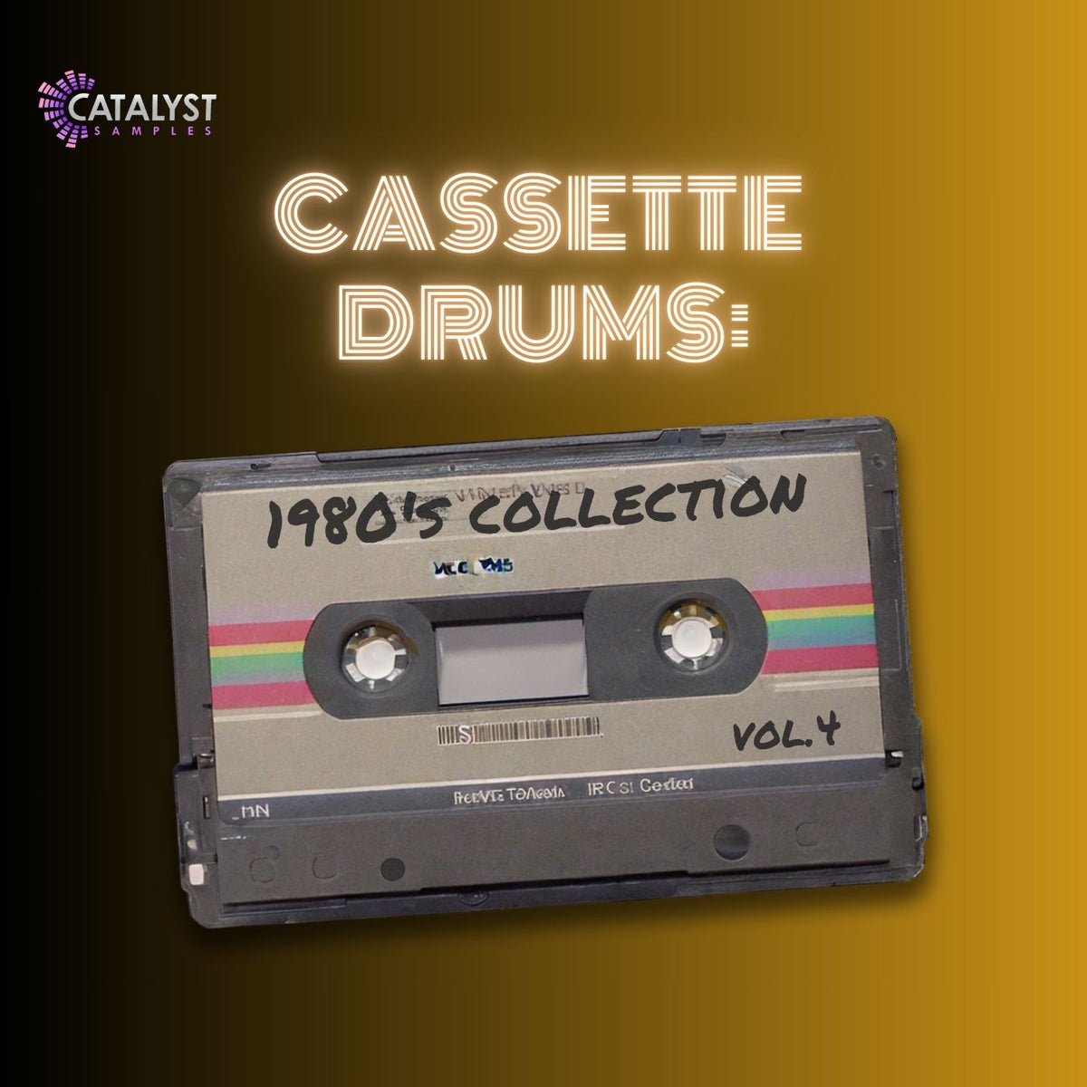 Cassette Drums: 1980's Collection Vol 4 sample pack artwork