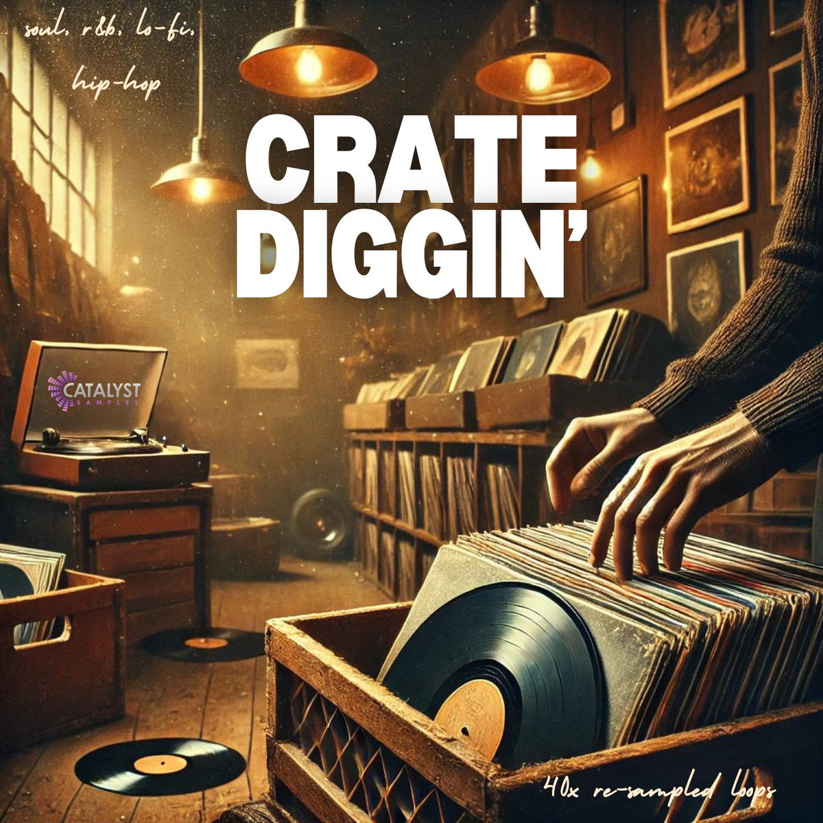 Crate Diggin' sample pack artwork