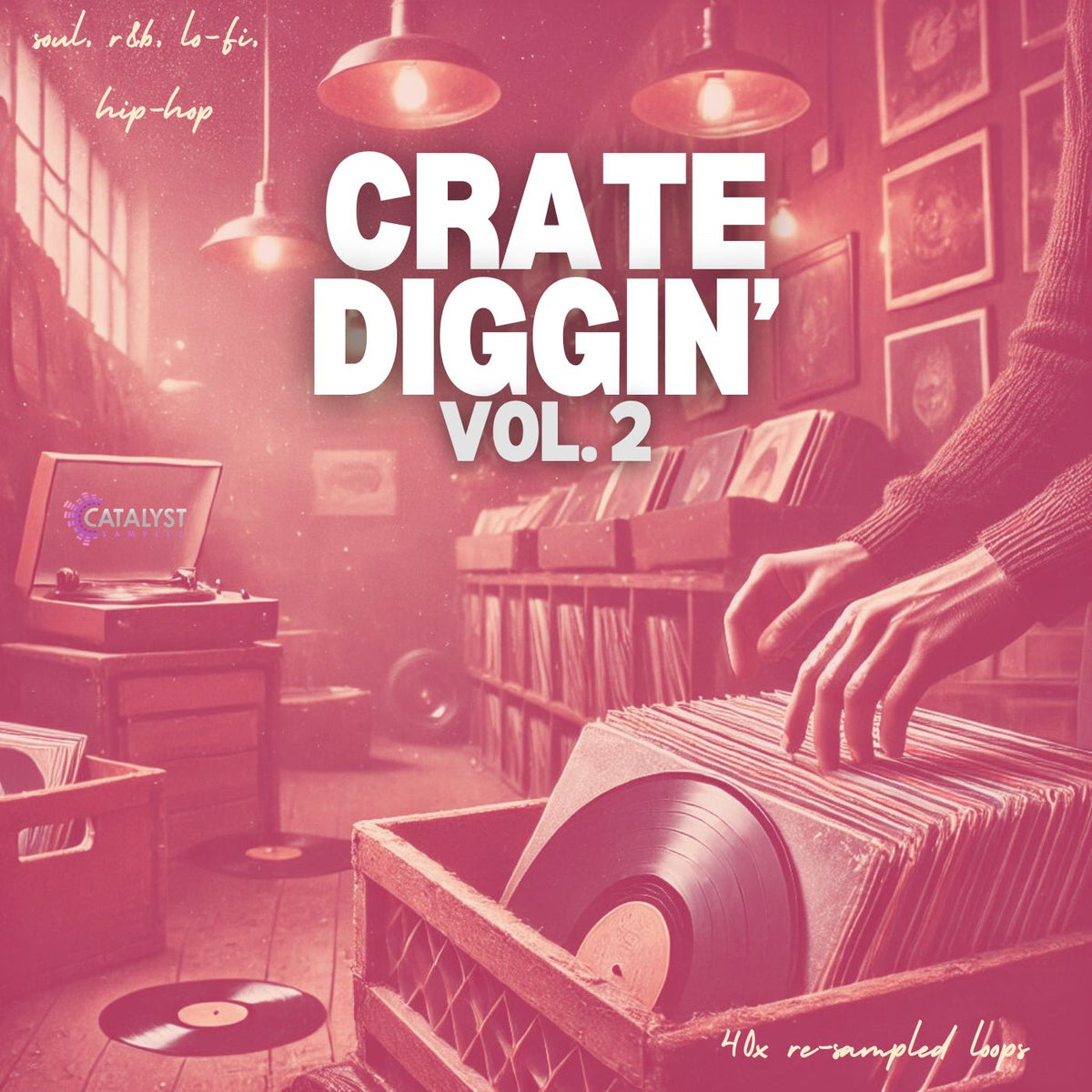 Crate Diggin' Vol 2 sample pack artwork