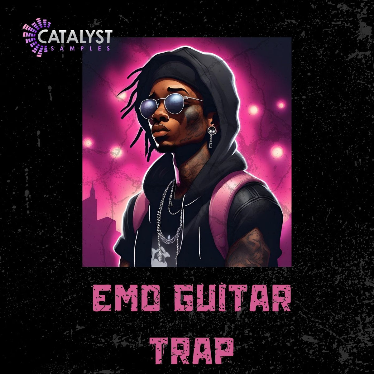 Emo Guitar Trap sample pack artwork