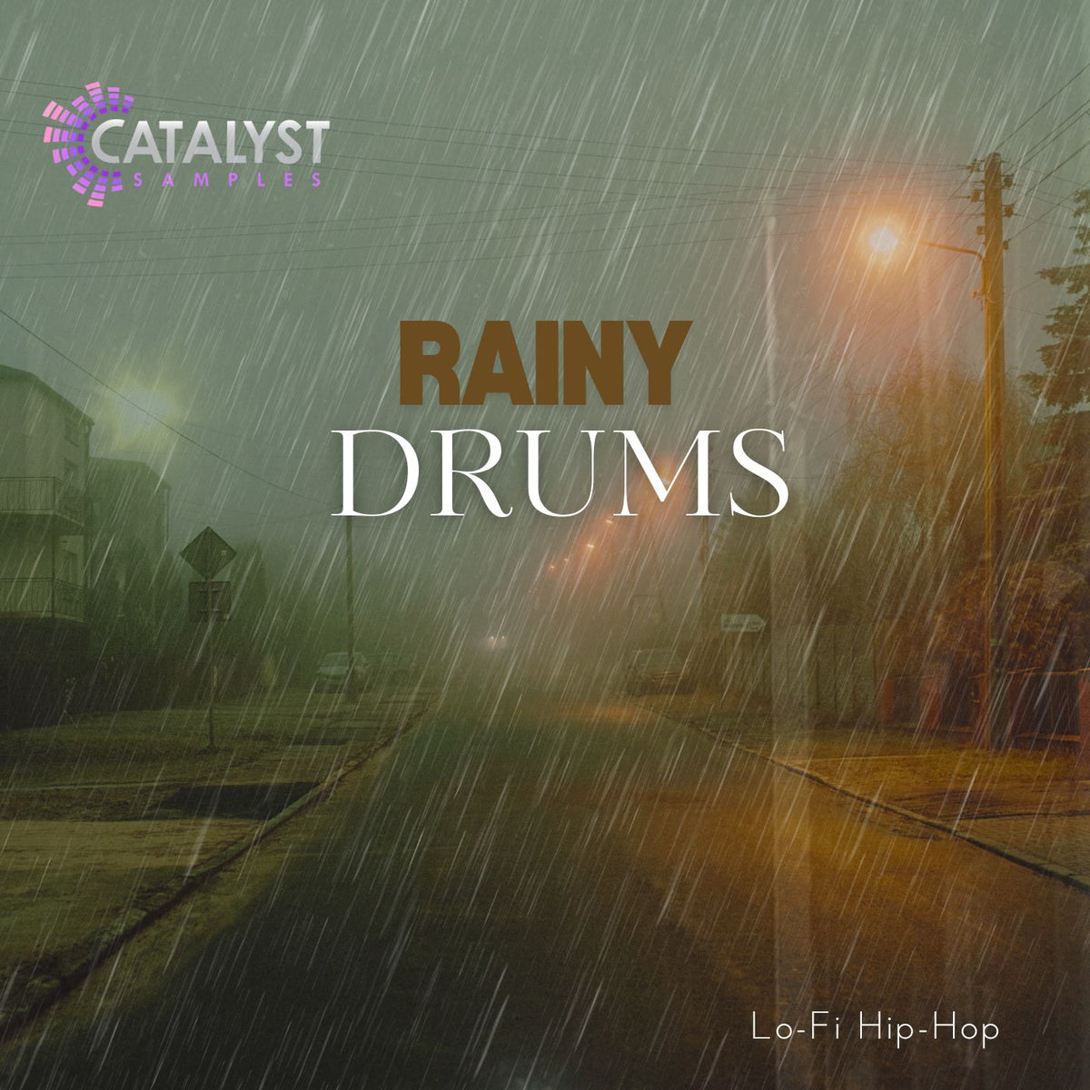 Rainy Drums sample pack artwork